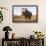 White rhino (Ceratotherium simum) bull at water, Zimanga private game reserve, KwaZulu-Natal-Ann and Steve Toon-Framed Photographic Print displayed on a wall