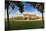 White River State Park, view of NCAA Headquarters, Indianapolis, Indiana, USA.-Anna Miller-Stretched Canvas