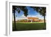 White River State Park, view of NCAA Headquarters, Indianapolis, Indiana, USA.-Anna Miller-Framed Photographic Print