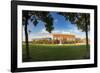 White River State Park, view of NCAA Headquarters, Indianapolis, Indiana, USA.-Anna Miller-Framed Photographic Print