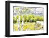 White Road That Leads to the Ranch-Kenji Fujimura-Framed Art Print