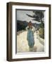 White Road-Giovanni Fattori-Framed Giclee Print