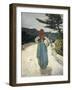 White Road-Giovanni Fattori-Framed Giclee Print