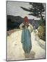 White Road-Giovanni Fattori-Mounted Giclee Print