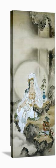 White-Robed Kannon-Zeshin Shibata-Stretched Canvas