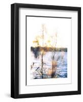 White Rock Sunset I-Sonja Quintero-Framed Art Print