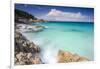 White rocks and cliffs frame the waves of turquoise sea, Santa Teresa di Gallura, Sardinia, Italy-Roberto Moiola-Framed Photographic Print