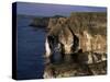 White Rocks and Wishing Arch, County Antrim, Northern Ireland, United Kingdom-Roy Rainford-Stretched Canvas