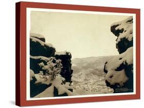 White Rocks. Part of Deadwood as Seen from White Rocks-John C. H. Grabill-Stretched Canvas