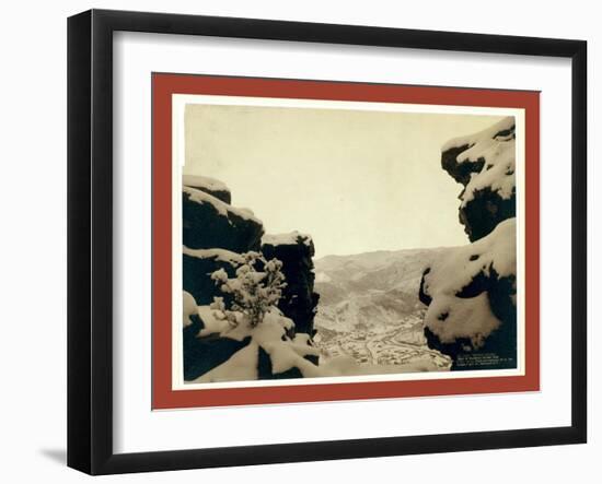 White Rocks. Part of Deadwood as Seen from White Rocks-John C. H. Grabill-Framed Giclee Print
