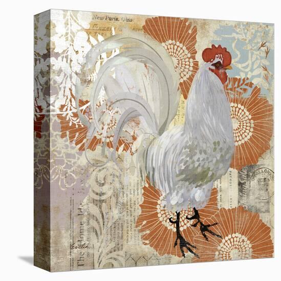 White Rooster-null-Stretched Canvas