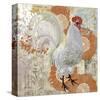 White Rooster-null-Stretched Canvas