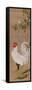 White Rooster-Jakuchu Ito-Framed Stretched Canvas
