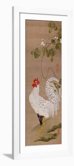 White Rooster-Jakuchu Ito-Framed Giclee Print