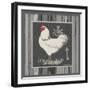 White Rooster-Gwendolyn Babbitt-Framed Art Print