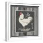 White Rooster-Gwendolyn Babbitt-Framed Art Print