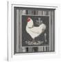 White Rooster-Gwendolyn Babbitt-Framed Art Print