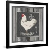 White Rooster-Gwendolyn Babbitt-Framed Art Print