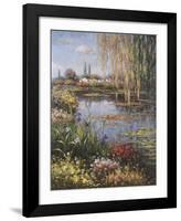 White Rose Garden-Horwich-Framed Art Print