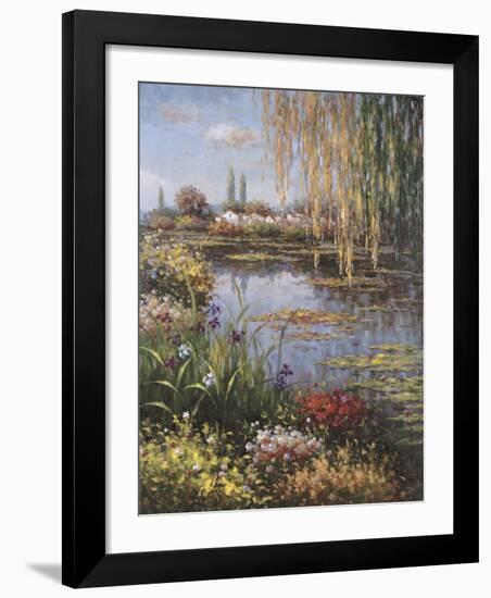 White Rose Garden-Horwich-Framed Art Print