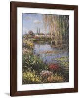 White Rose Garden-Horwich-Framed Art Print