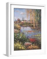 White Rose Garden-Horwich-Framed Art Print