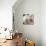 White Rose I-Monika Burkhart-Stretched Canvas displayed on a wall
