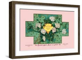 White Rose Soap-null-Framed Art Print