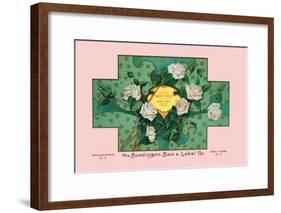 White Rose Soap-null-Framed Art Print