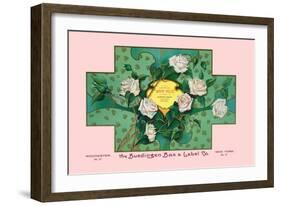 White Rose Soap-null-Framed Art Print