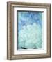 White Rose with Larkspur-Georgia O'Keeffe-Framed Art Print