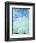 White Rose with Larkspur-Georgia O'Keeffe-Framed Art Print