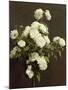 White Roses, 1870-Henri Fantin-Latour-Mounted Giclee Print