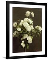 White Roses, 1870-Henri Fantin-Latour-Framed Giclee Print