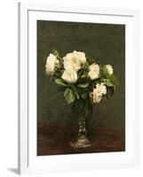 White Roses, 1875-Henri Fantin-Latour-Framed Giclee Print