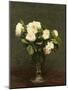 White Roses, 1875-Henri Fantin-Latour-Mounted Giclee Print