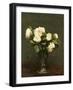 White Roses, 1875-Henri Fantin-Latour-Framed Premium Giclee Print