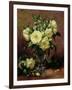 White Roses, a Gift from the Heart-Albert Williams-Framed Giclee Print