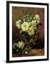 White Roses, a Gift from the Heart-Albert Williams-Framed Giclee Print