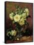 White Roses, a Gift from the Heart-Albert Williams-Framed Stretched Canvas