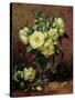 White Roses, a Gift from the Heart-Albert Williams-Stretched Canvas