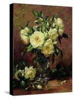 White Roses, a Gift from the Heart-Albert Williams-Stretched Canvas