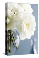 White Roses Bouquet-Christine Zalewski-Stretched Canvas