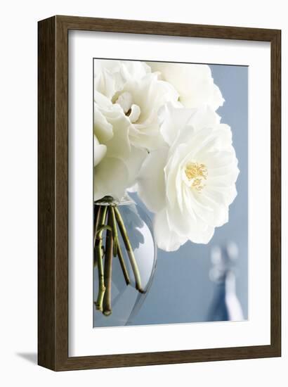 White Roses Bouquet-Christine Zalewski-Framed Art Print