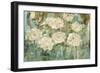 White Roses I-Carol Black-Framed Art Print