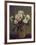 White Roses in a Glass Vase, 1875-Henri Fantin-Latour-Framed Giclee Print