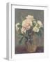 White Roses in a Glass Vase, 1875-Henri Fantin-Latour-Framed Giclee Print