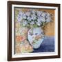 White Roses in a Patterned Jug, 2011-Joan Thewsey-Framed Giclee Print