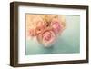 White Roses in a Vase-egal-Framed Photographic Print