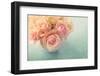 White Roses in a Vase-egal-Framed Photographic Print